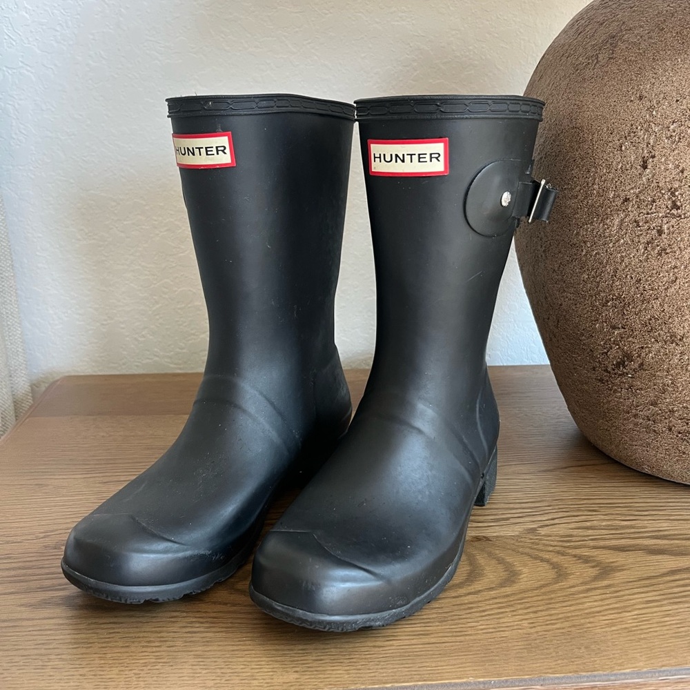 Hunter Black Women's Winter & Rain Boots